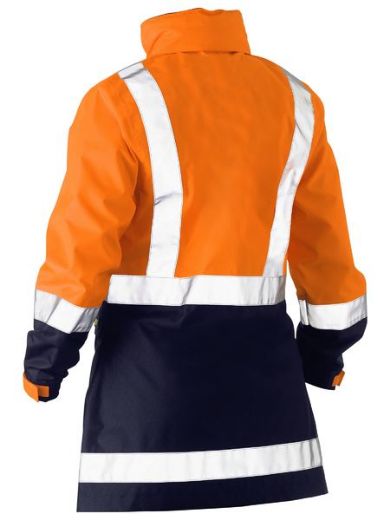 Picture of BISLEY WOMEN'S TAPED HI VIS RAIN SHELL JACKET